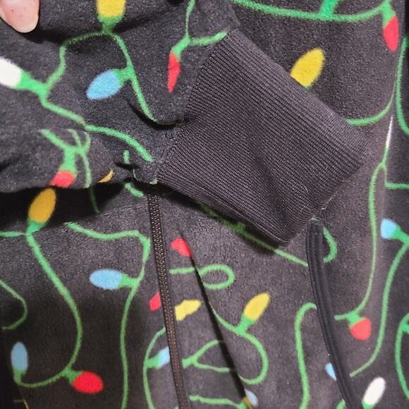 Tipsy Elves Christmas Lights Jumpsuit Holiday Christmas Comfy Size Large - Picture 7 of 11